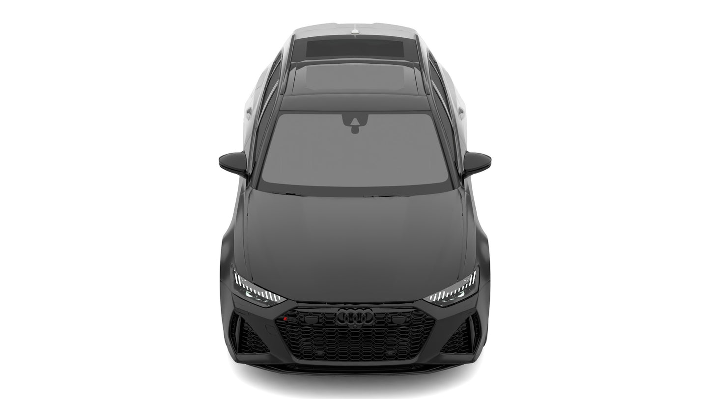 Audi Rs6 Black White Design
